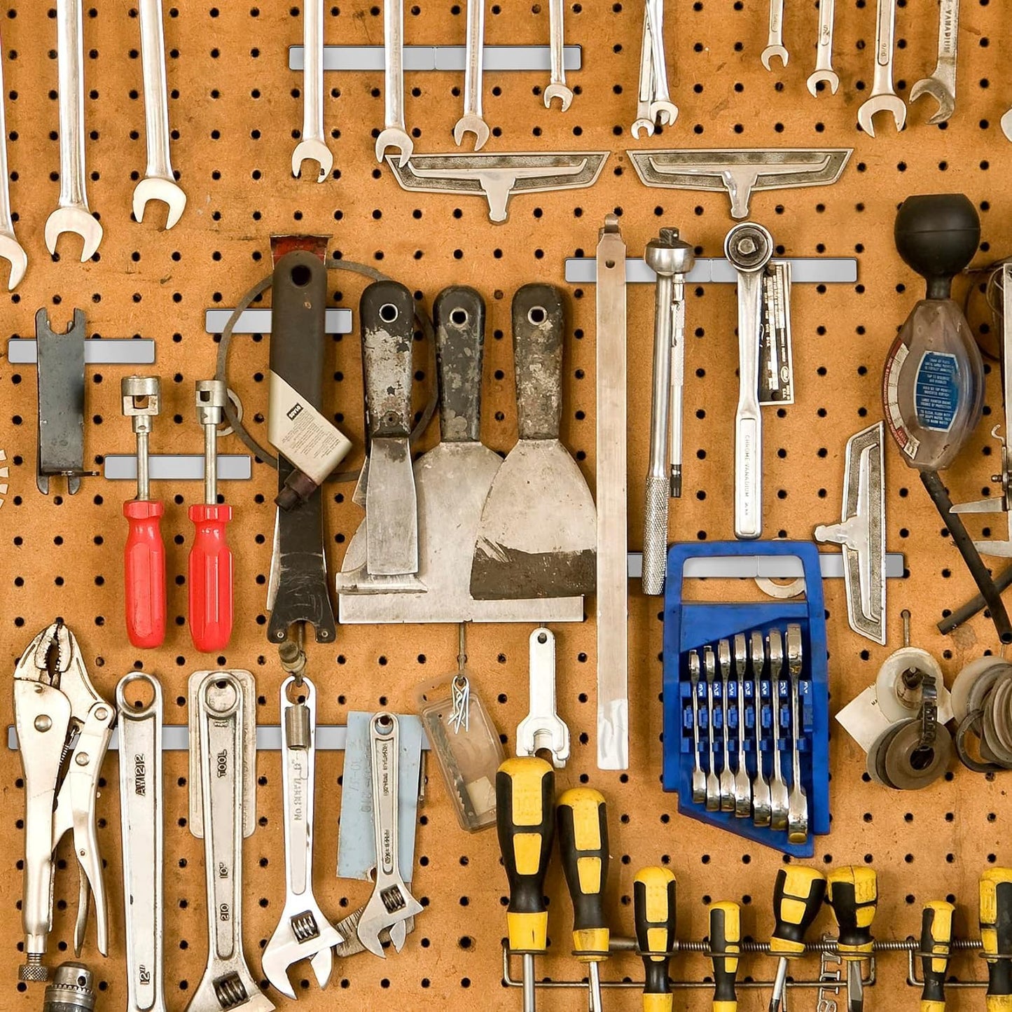 Grtard 24 Pack Super Strong Neodymium Magnets, Powerful Rare Earth Neodymium Bar Magnets, Heavy Duty Magnet Bar with Double-Sided Adhesive for Fridge, Garage, Science, Craft, Office, DIY - 60x10x3mm