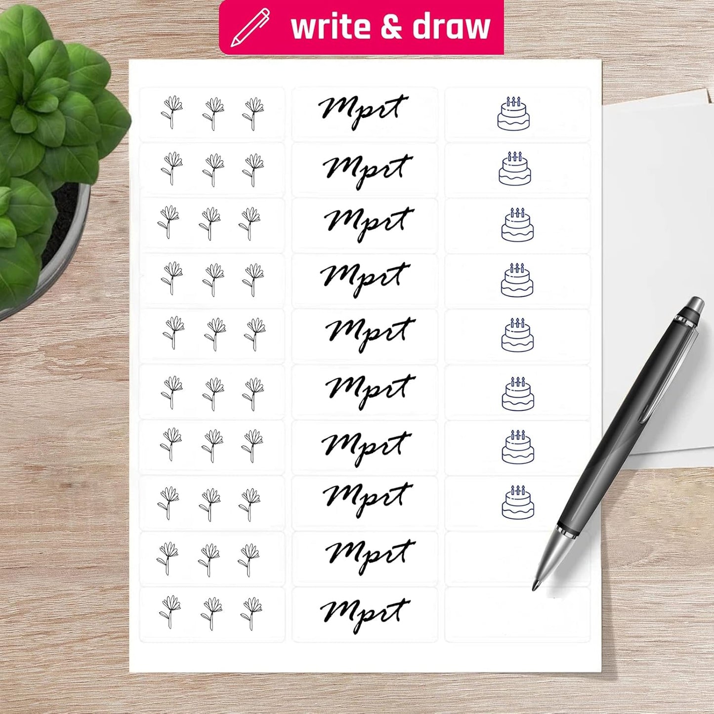 1" x 2-5/8" Shipping Address Labels 30000 Label Stickers Paper for Laser/Inkjet Printer 30 per Page Printable Mailing Labels - Matte, 1000 Sheets