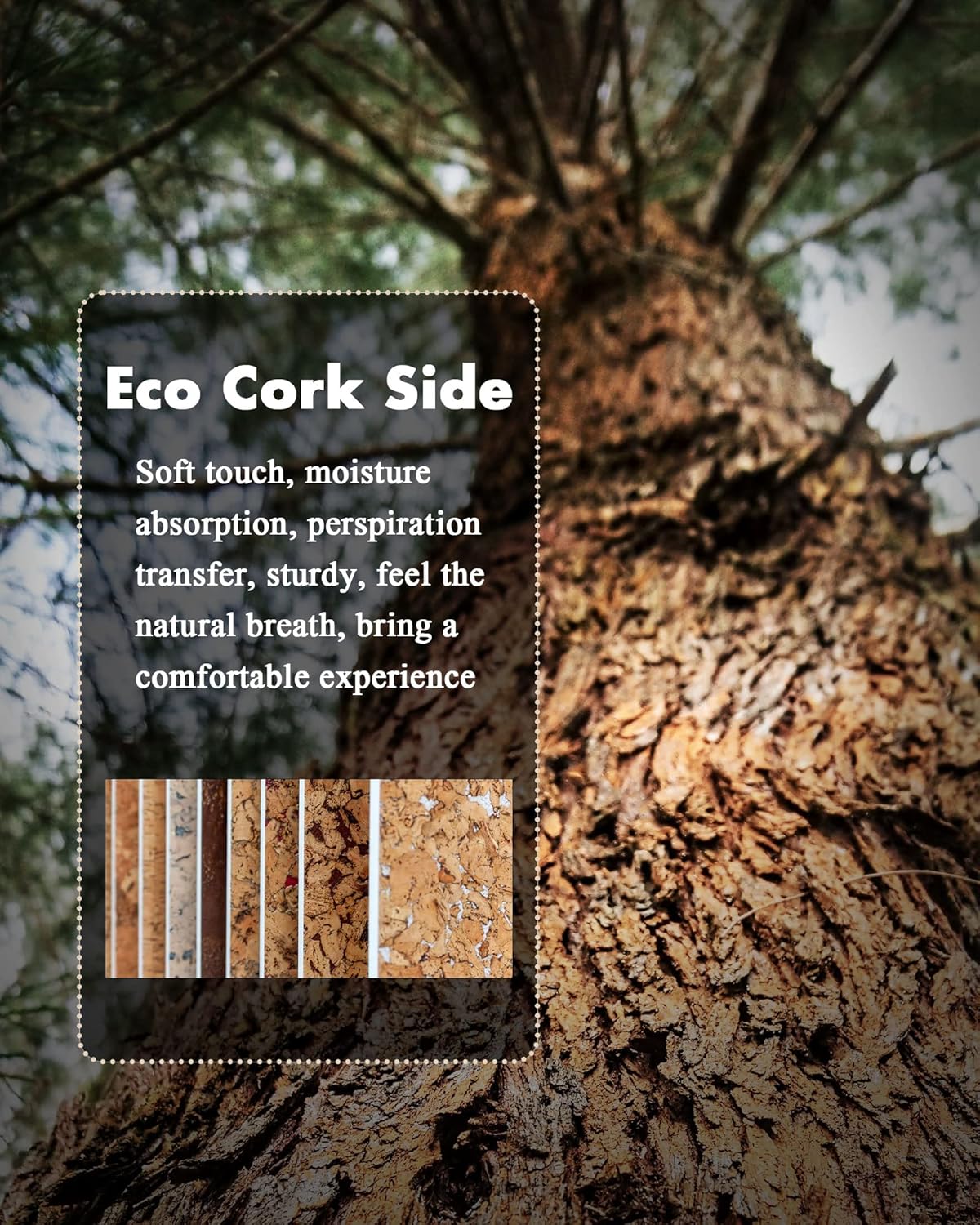 YSAGi Double-Sided Desk Pad, 23.6"x13.7" Leather Desk Mat, Eco Cork Desk Pad Protector, Large Mouse Pad for Desk, Waterproof Desk Blotter Pad, Desk Writing Pad for Office Work/Home(Matcha Green/Cork)