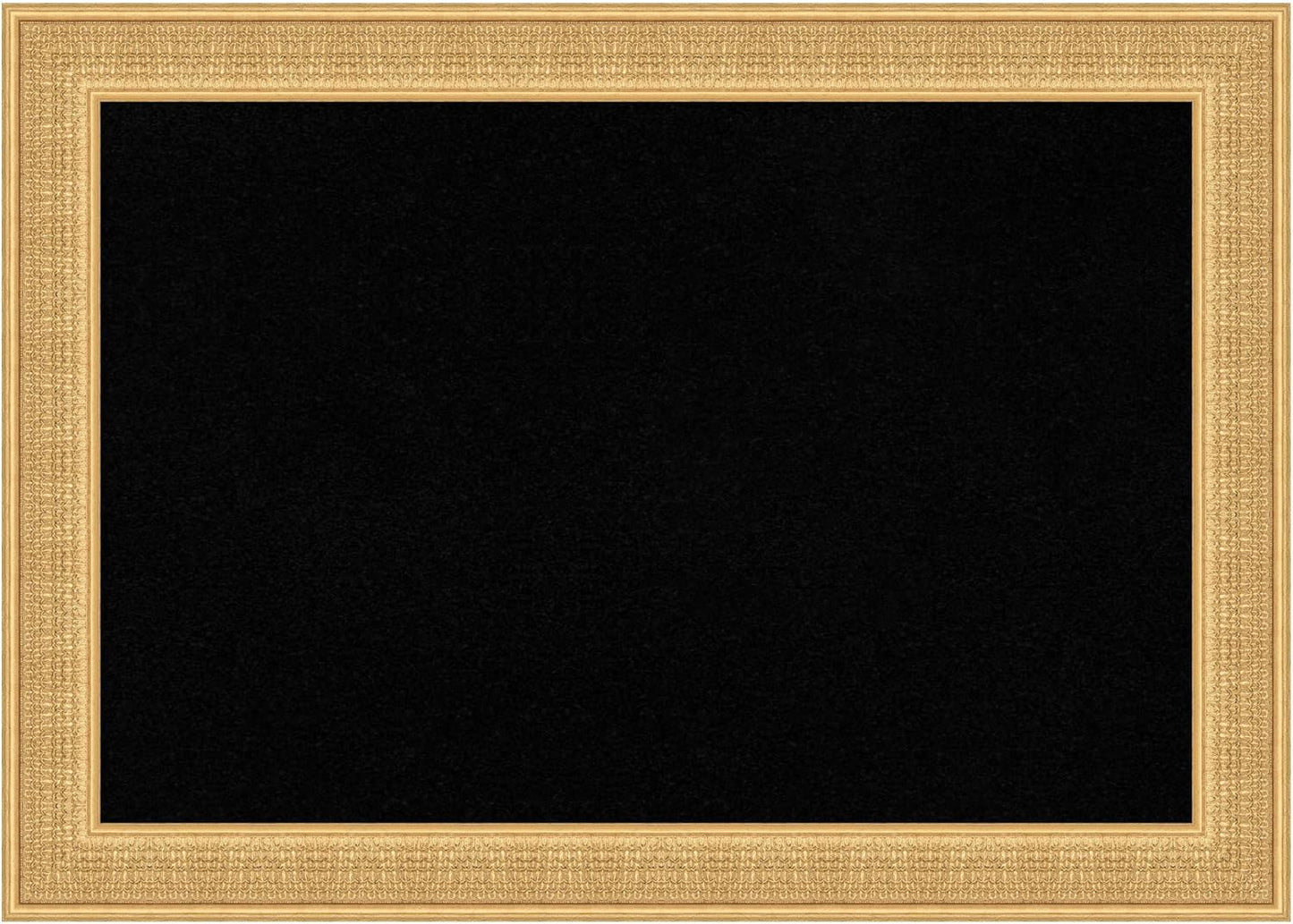 Amanti Art Black Cork Board for Wall, 30x42 Vision Board with Gold Wood Frame, Large Corkboard Office Decor for Home Organization, Traditional Corkboard Pinboard to display items for home organization