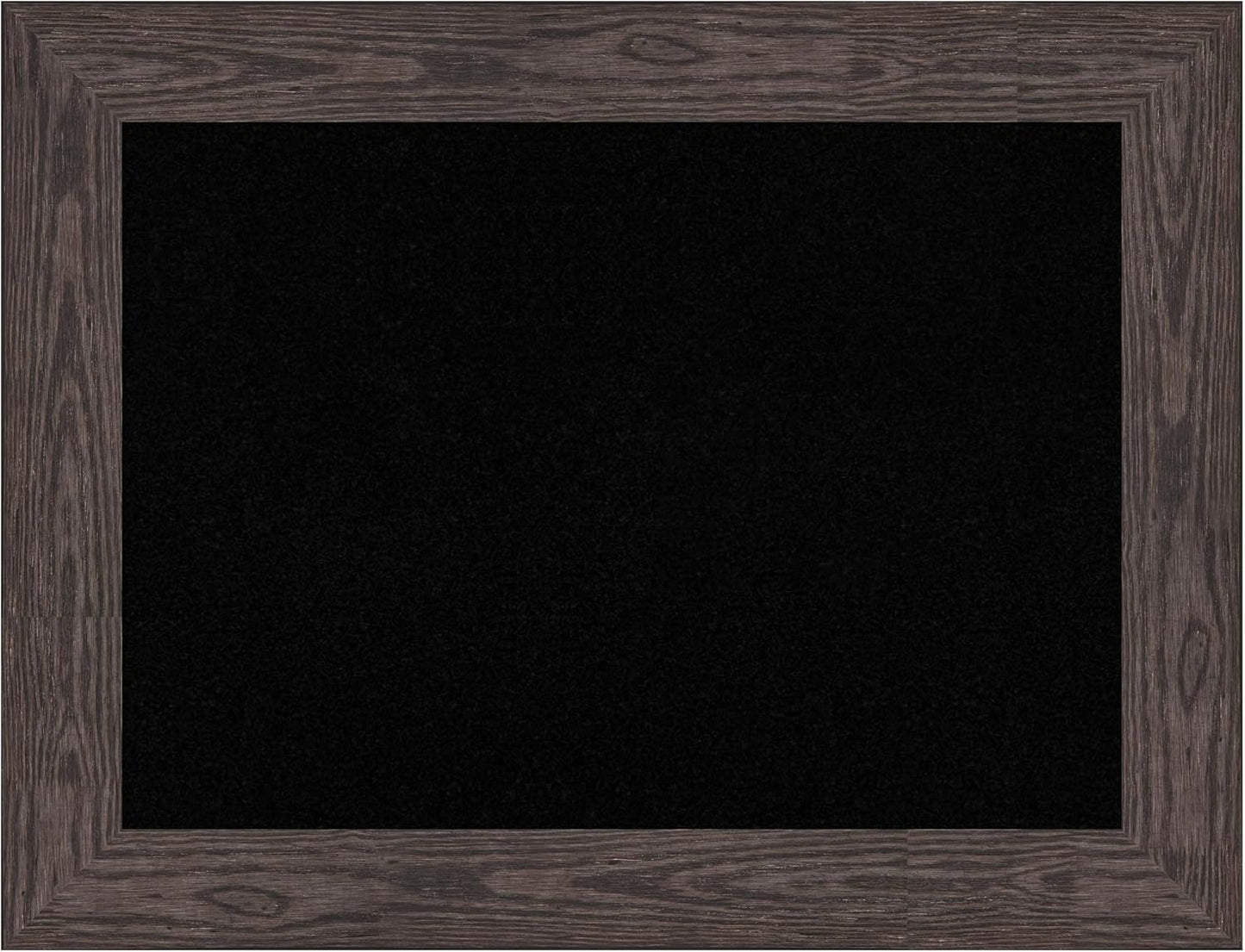 Amanti Art Black Cork Board for Wall, 26x34 Vision Board with Black Wood Frame, Medium Corkboard Office Decor for Home Organization, Country Rustic Corkboard Pinboard to Display Items for Home