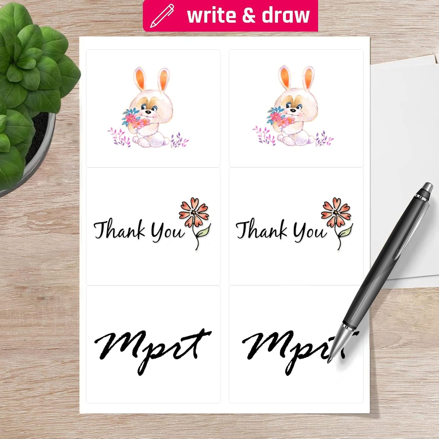 3-1/3" x 4" Shipping Address Labels 3000 Label Stickers Paper for Laser/Inkjet Printer 6 per Page Printable Mailing Labels, FBA Box Labels - Matte, 500 Sheets