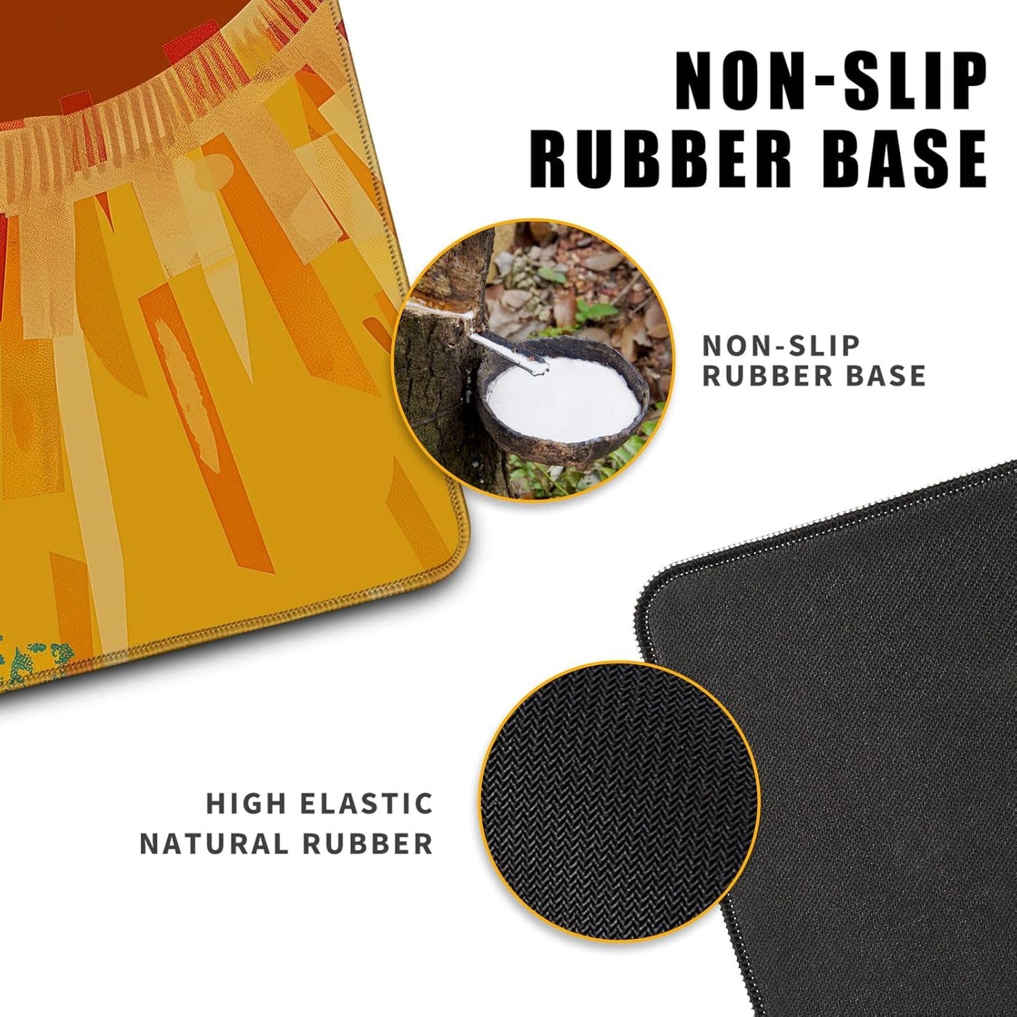 Cute Dog Mouse Desk Pad Kawaii Yellow Desk Mat Desk Decor Large Gaming Mouse Pad For Desk Mousepad Computer Office Keyboard Laptop Big Corgi Mouse Pad Xl(31.5x11.8 In)-With Non-Slip Base Stitched Eges