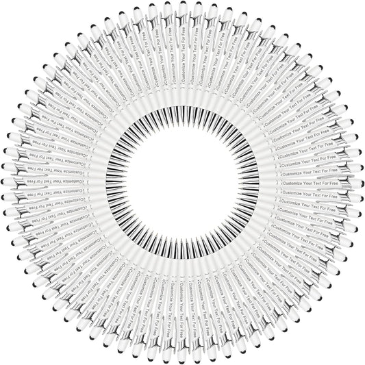 Max 500 Pcs Personalized Pens Bulk, Custom Pens with Free Engraving, Customized Stylus Tip Ballpoint Pen with Your Name Massage Text for School Office Business Graduation Anniversaries-400 Packs