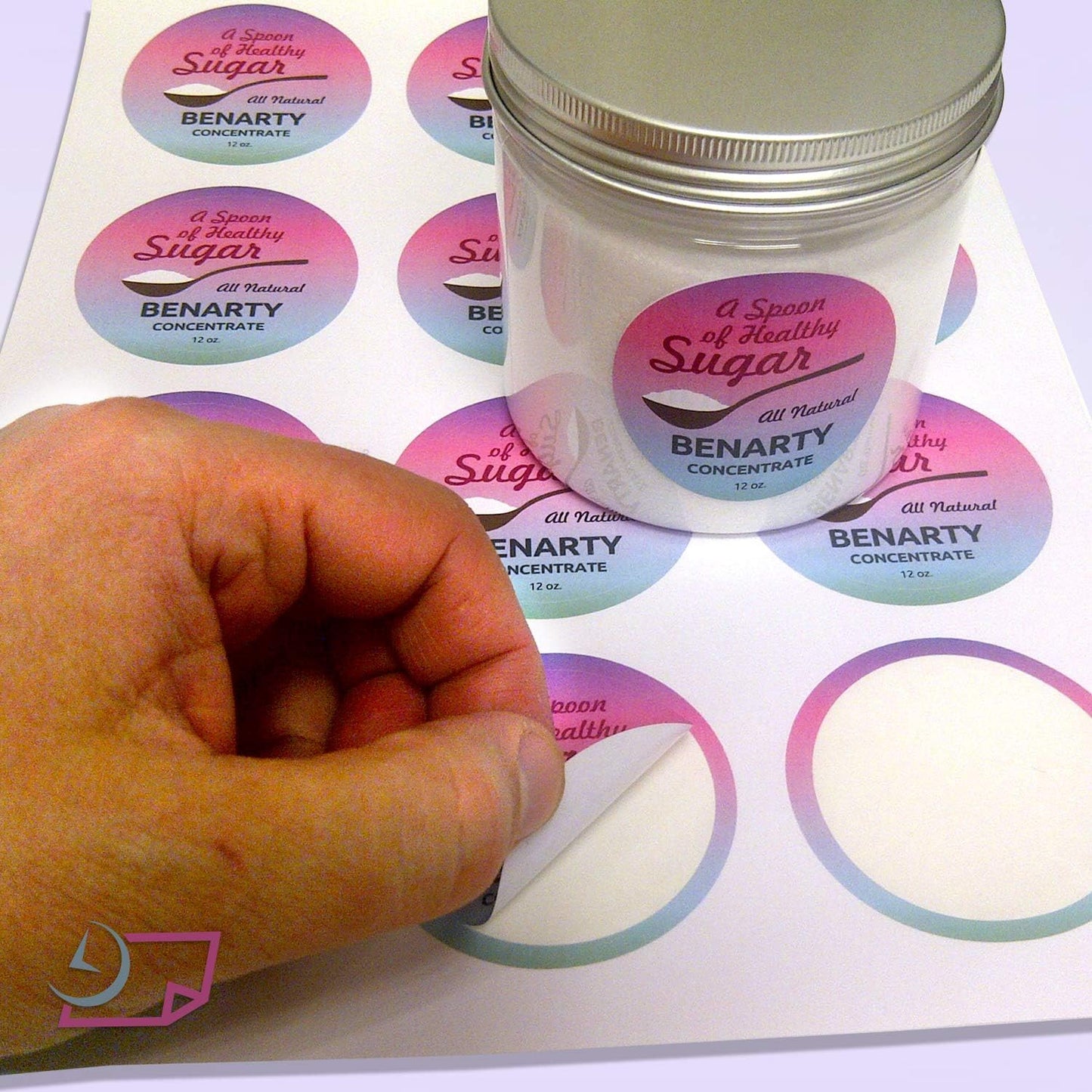 NextDayLabels - 2 Inch Round Circle Stickers - Matte White Blank Laser/Inkjet Printer Labels (300 Labels, 25 Sheets, 12 Per Sheet)