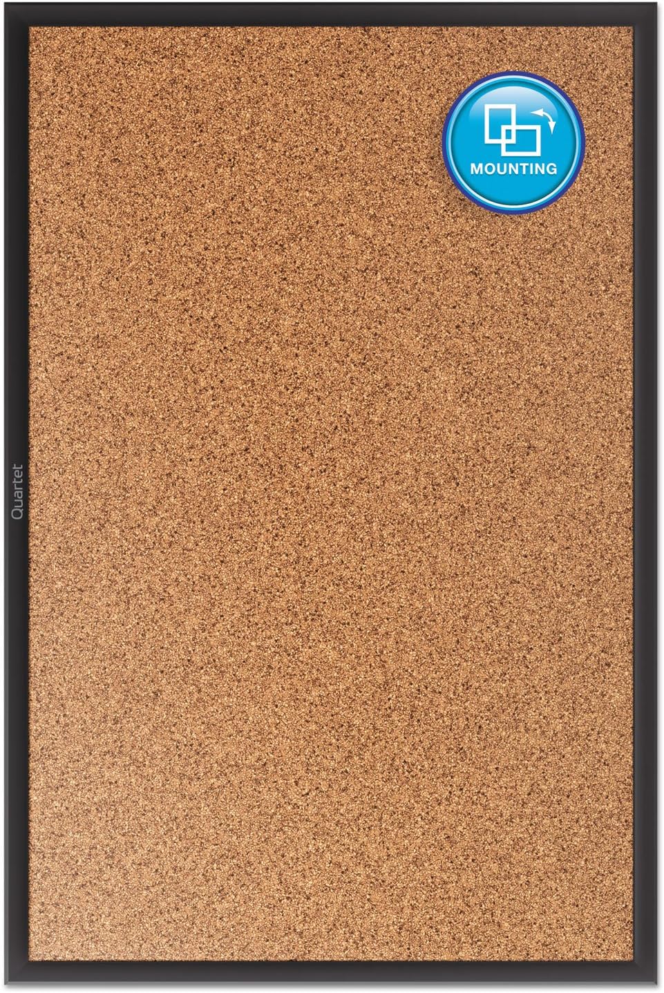 Quartet Cork Board, Bulletin Board, 8' x 4' Corkboard, Black Frame (2308B)