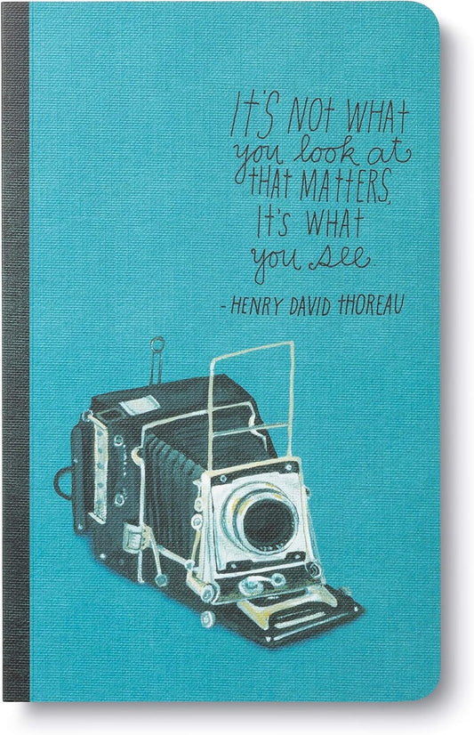 Compendium Softcover Journal - It's not what you look at that matters, it's what you see. – A Write Now Journal with 128 Lined Pages, 5″W x 8″H