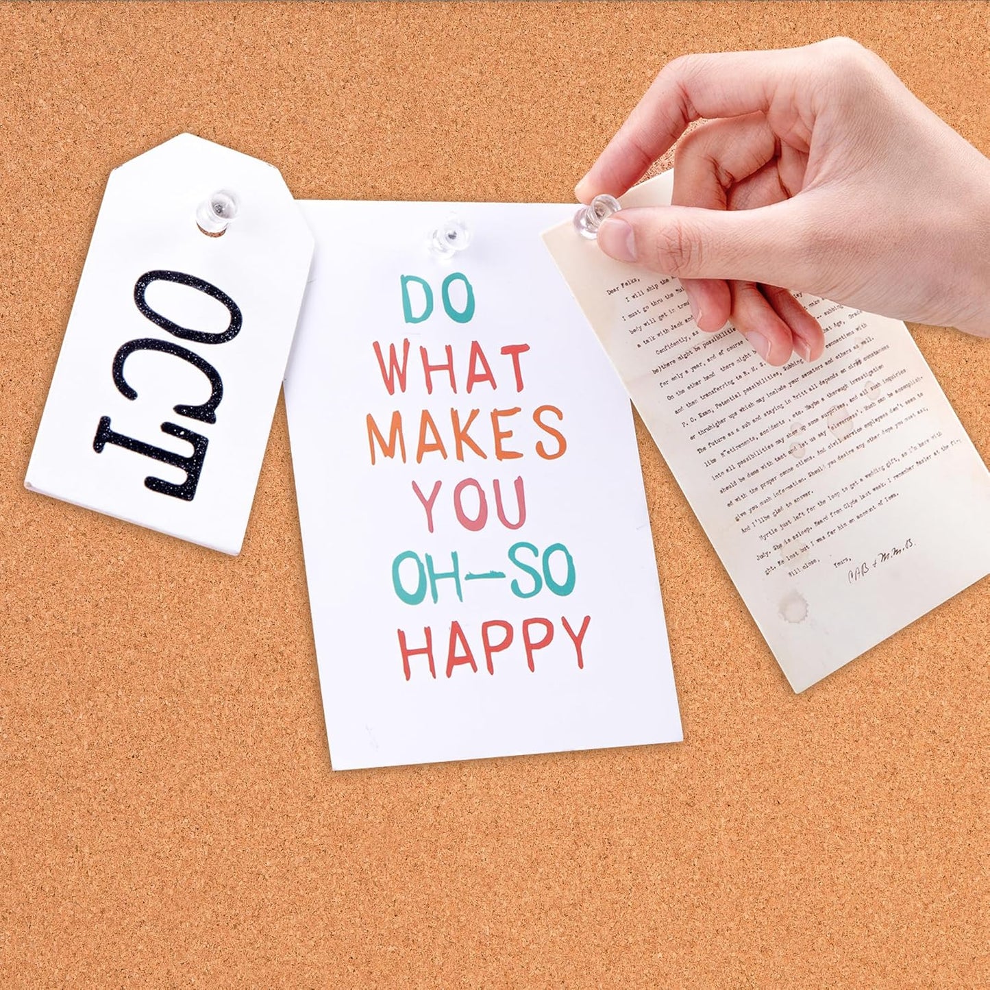 Amazon Basics Cork BulletinBoard, 23" x 17", Pin Board for Office & Home with Aluminum/Plastic Frame, 3 Pack