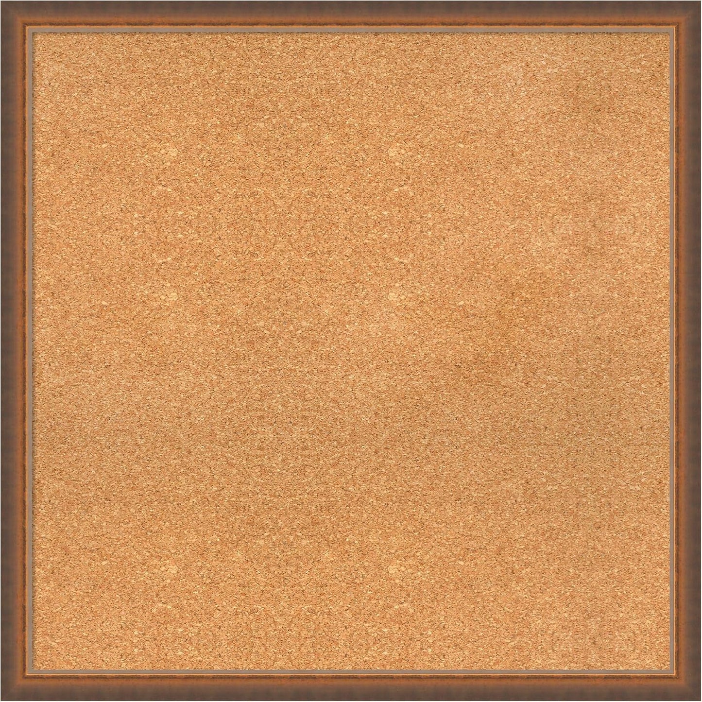 Amanti Art Natural Cork Board for Wall, 30x30 Vision Board with Bronze Frame, Large Corkboard Office Decor for Home Organization, Modern Corkboard Pinboard to Display Items for Home Organization in