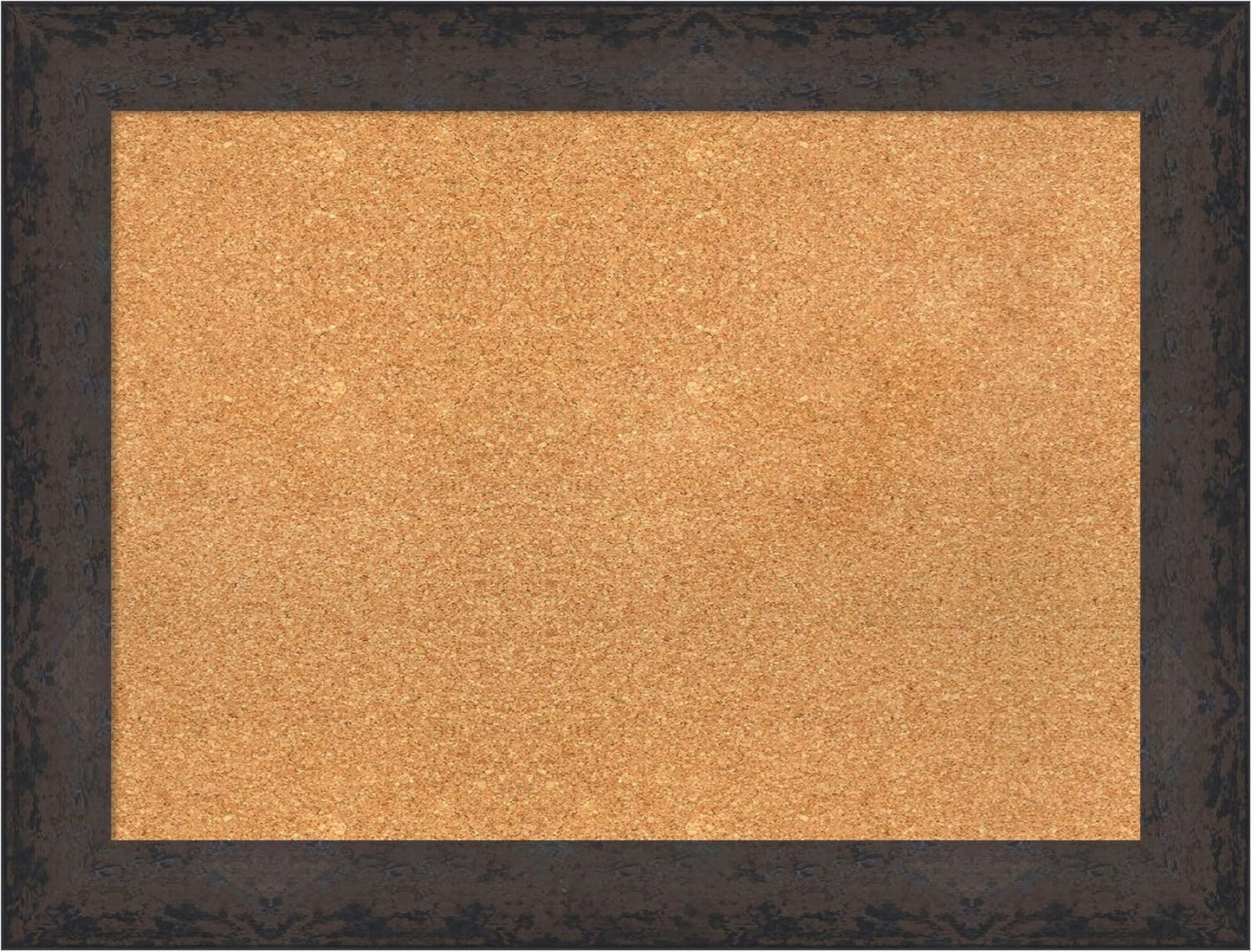 Amanti Art Natural Cork Board for Wall, 25x33 Vision Board with Black Wood Frame, Medium Corkboard Office Decor for Home Organization, Modern Contemporary Corkboard Pinboard to display items for home