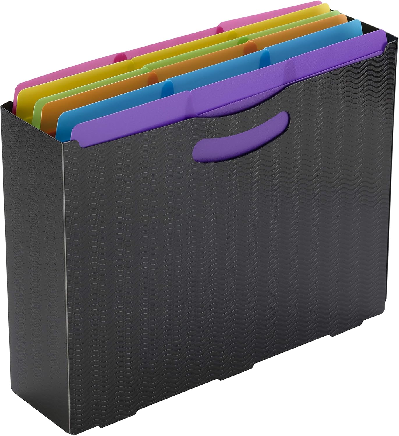 Smead SuperTab Poly Plastic File Folders for Documents, Set of 18 Plastic Folders, 1/3-Cut Tabs, File Folders Letter Size, Assorted Bright Colors, Office Supplies, School Supplies (10515)