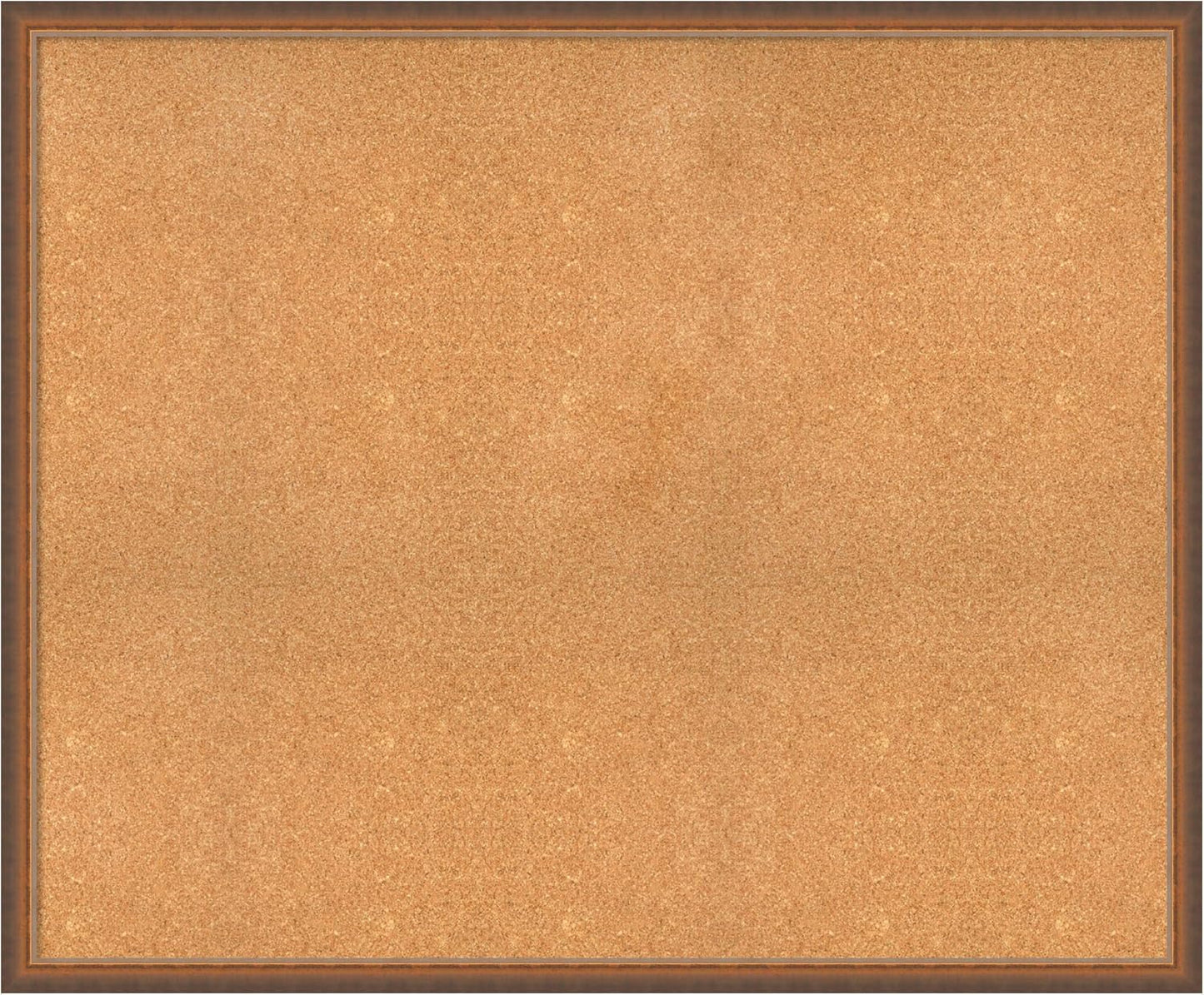 Amanti Art Natural Cork Board for Wall, 38x46 Vision Board with Bronze Frame, Oversize Corkboard Office Decor for Home Organization, Modern Corkboard Pinboard to Display Items for Home Organization