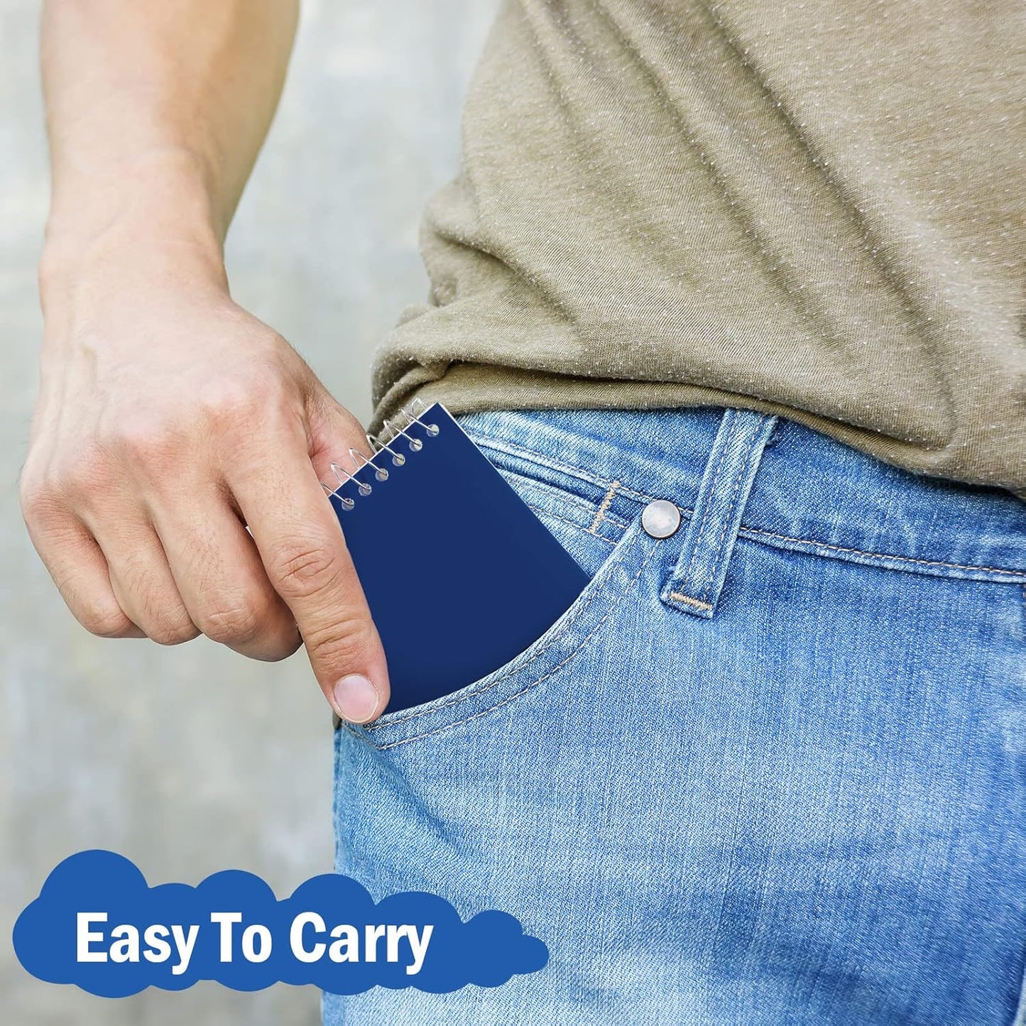 100 Pieces Spiral Memo Pads Bulk 3 x 5 Inch Small Note Pads Top Bound Lined College Ruled Paper Mini Notepad Pocket Spiral Notebooks for School Office Home Supplies, 75 Sheets (Bright Colors)