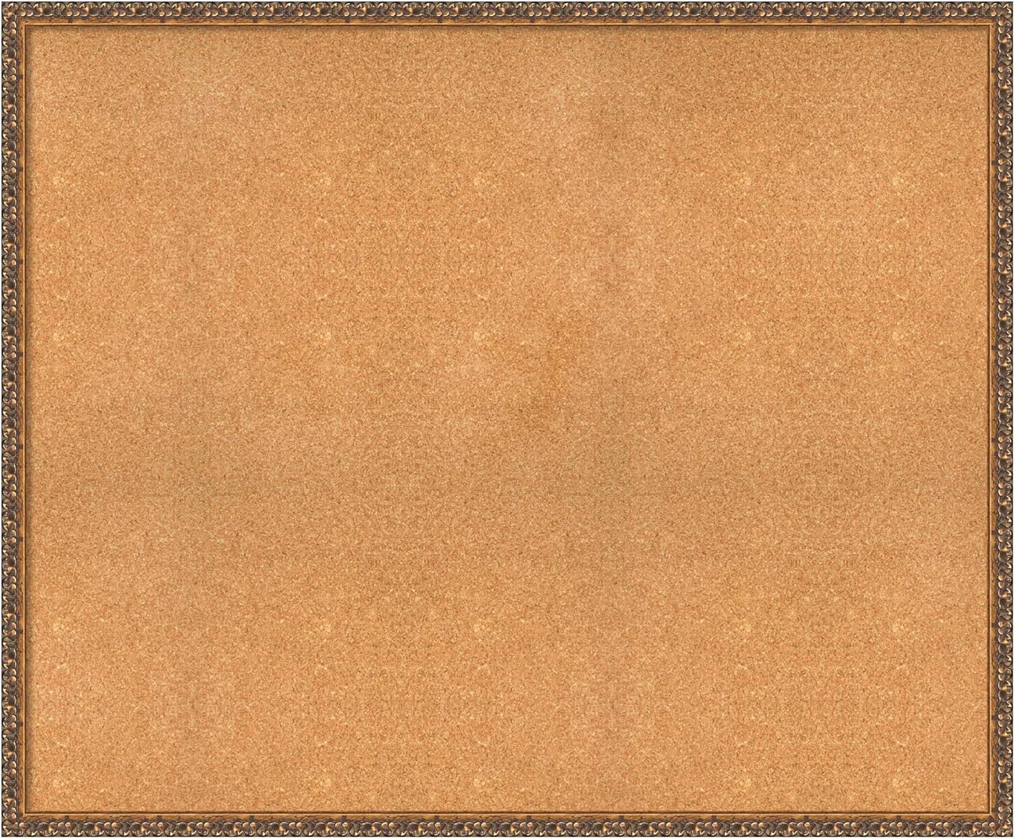 Amanti Art Natural Cork Board for Wall, 38x46 Vision Board with Bronze Frame, Oversize Corkboard Office Decor for Home Organization, Traditional Corkboard Pinboard to Display Items for Home