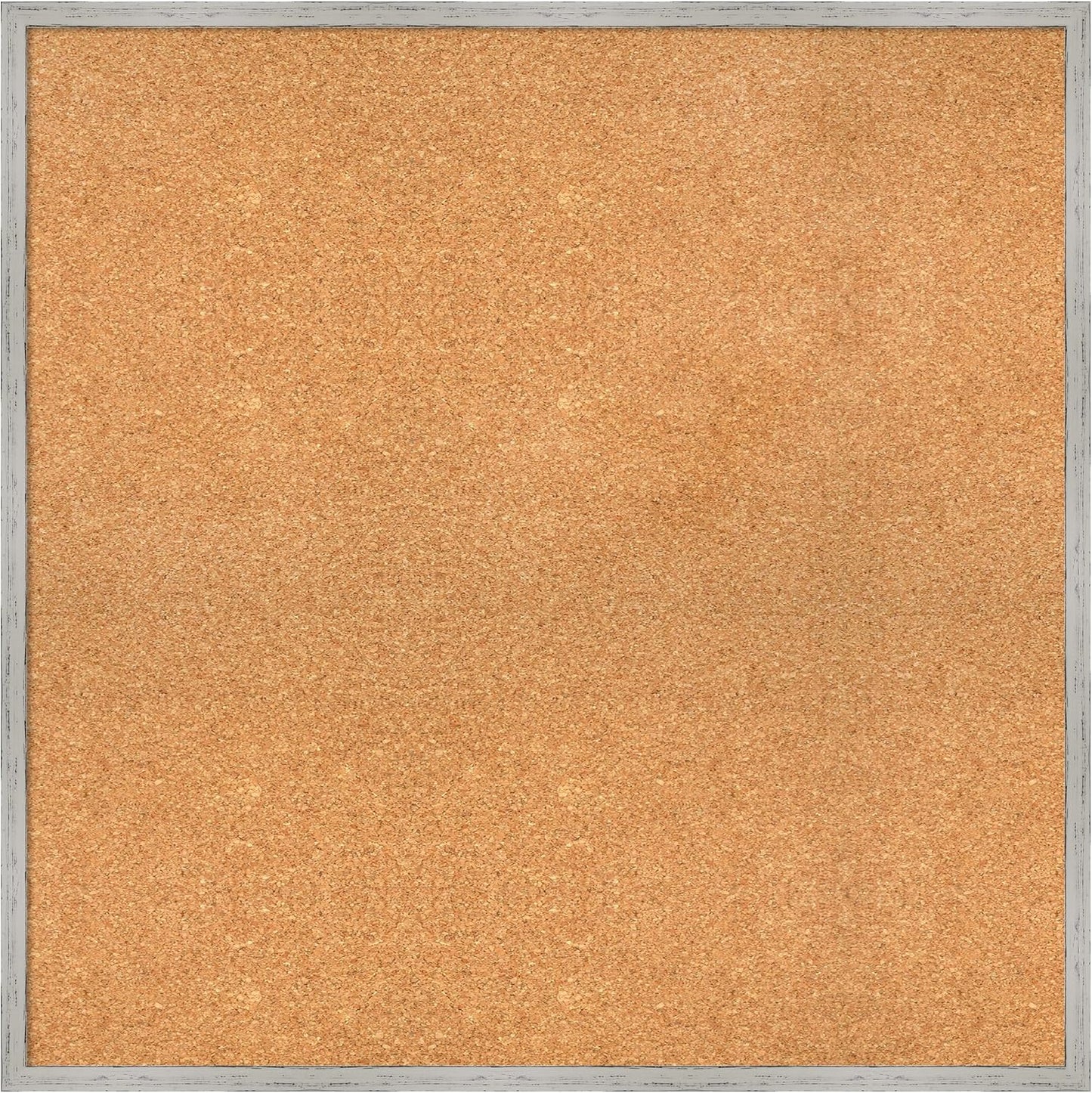 Amanti Art Natural Cork Board for Wall, 31x31 Vision Board with White Frame, Large Corkboard Office Decor for Home Organization, Cottage Corkboard Pinboard to Display Items for Home Organization in