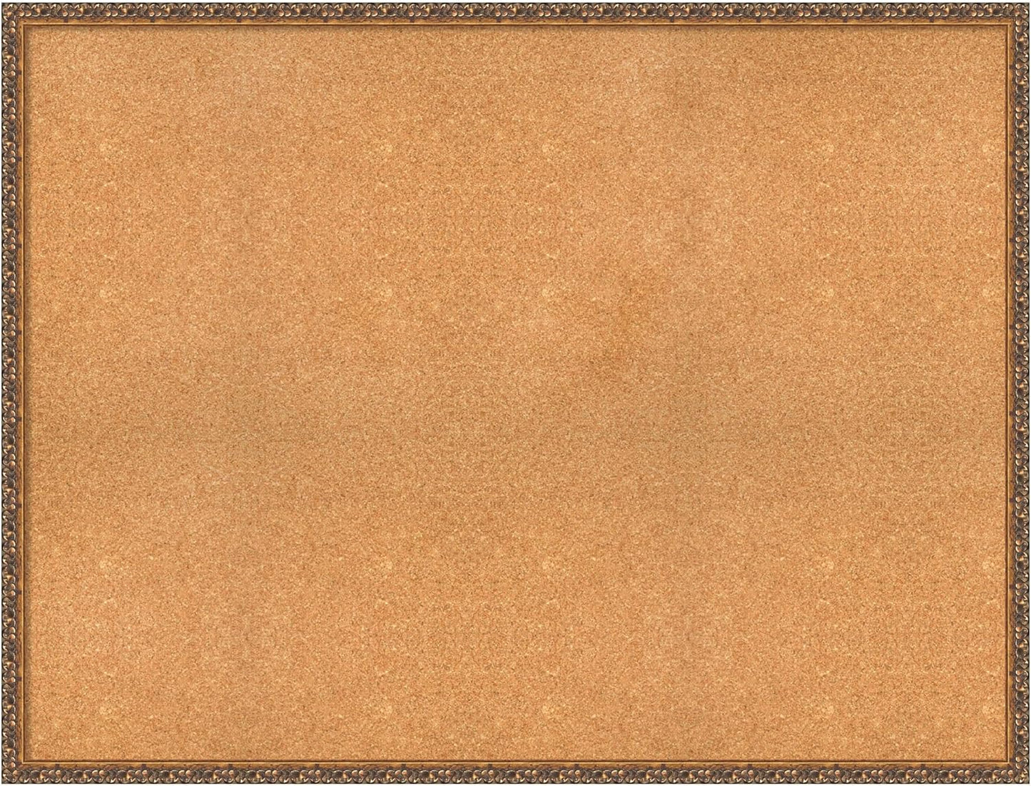 Amanti Art Natural Cork Board for Wall, 38x50 Vision Board with Bronze Frame, Oversize Corkboard Office Decor for Home Organization, Traditional Corkboard Pinboard to Display Items for Home