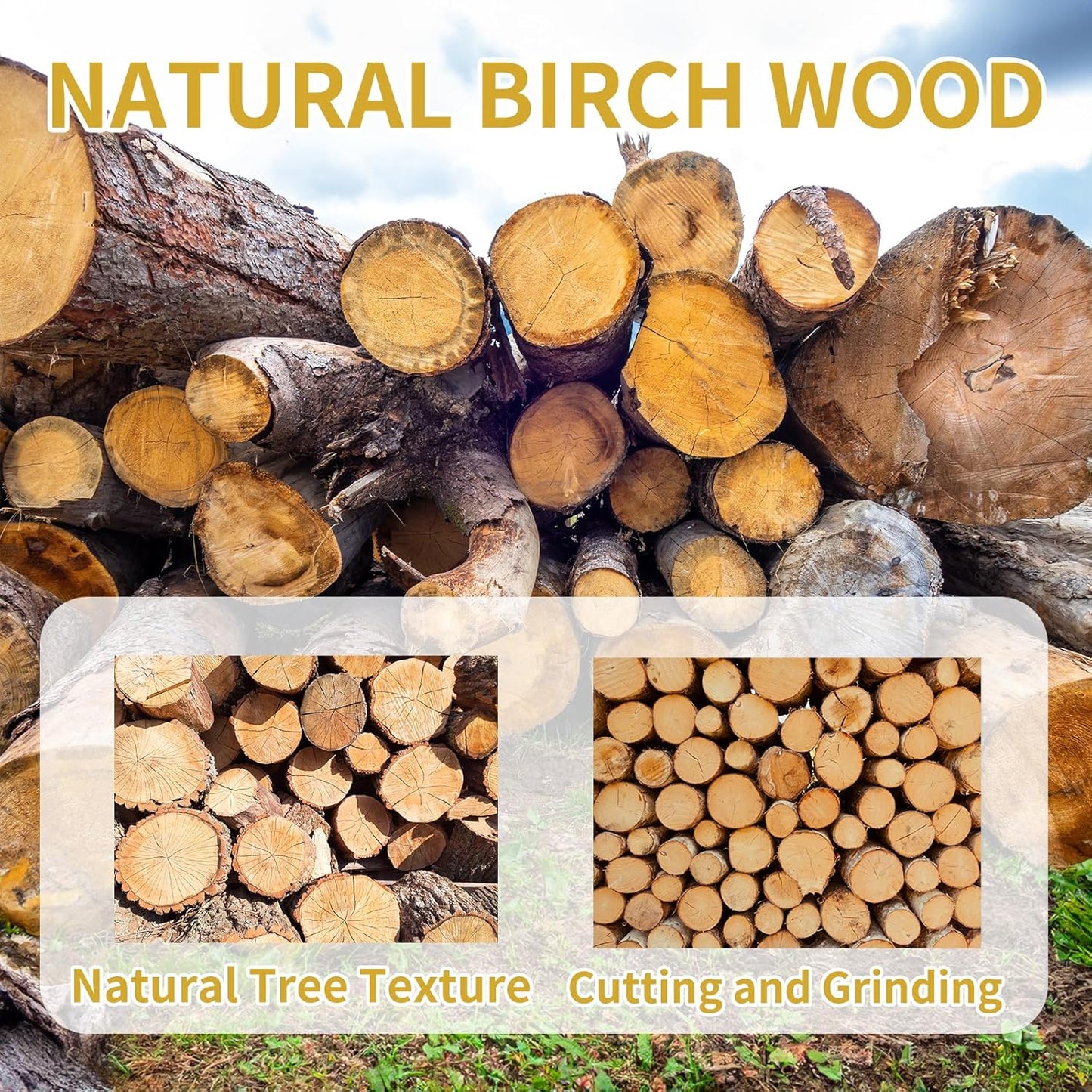 Wooden Coat Rack Stand Sturdy Triangle Base, Natural Birch Wood Coat Racks Freestanding, Vintage Solid Wood Coat Tree Stand with 14 Hooks, Classic Sturdy Coat Racks Hall Tree for Entryway, Office