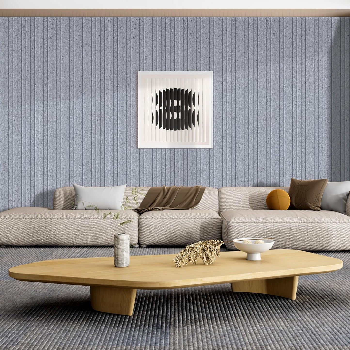 10 Pack Large Acoustic Panels,48 x 24 x 0.4 Inch Sound Proof Foam Panels for Walls，Premium Noise Dampening Panels,Sound Panels for Media Room, Office and Studio,Silver Gray