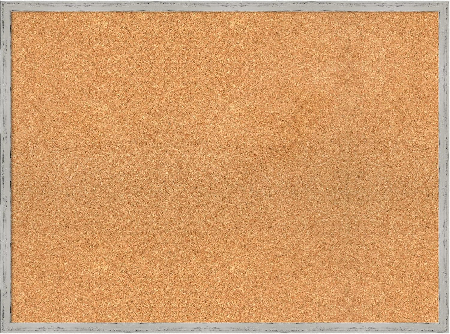 Amanti Art Natural Cork Board for Wall, 23x31 Vision Board with White Frame, Large Corkboard Office Decor for Home Organization, Cottage Corkboard Pinboard to Display Items for Home Organization in