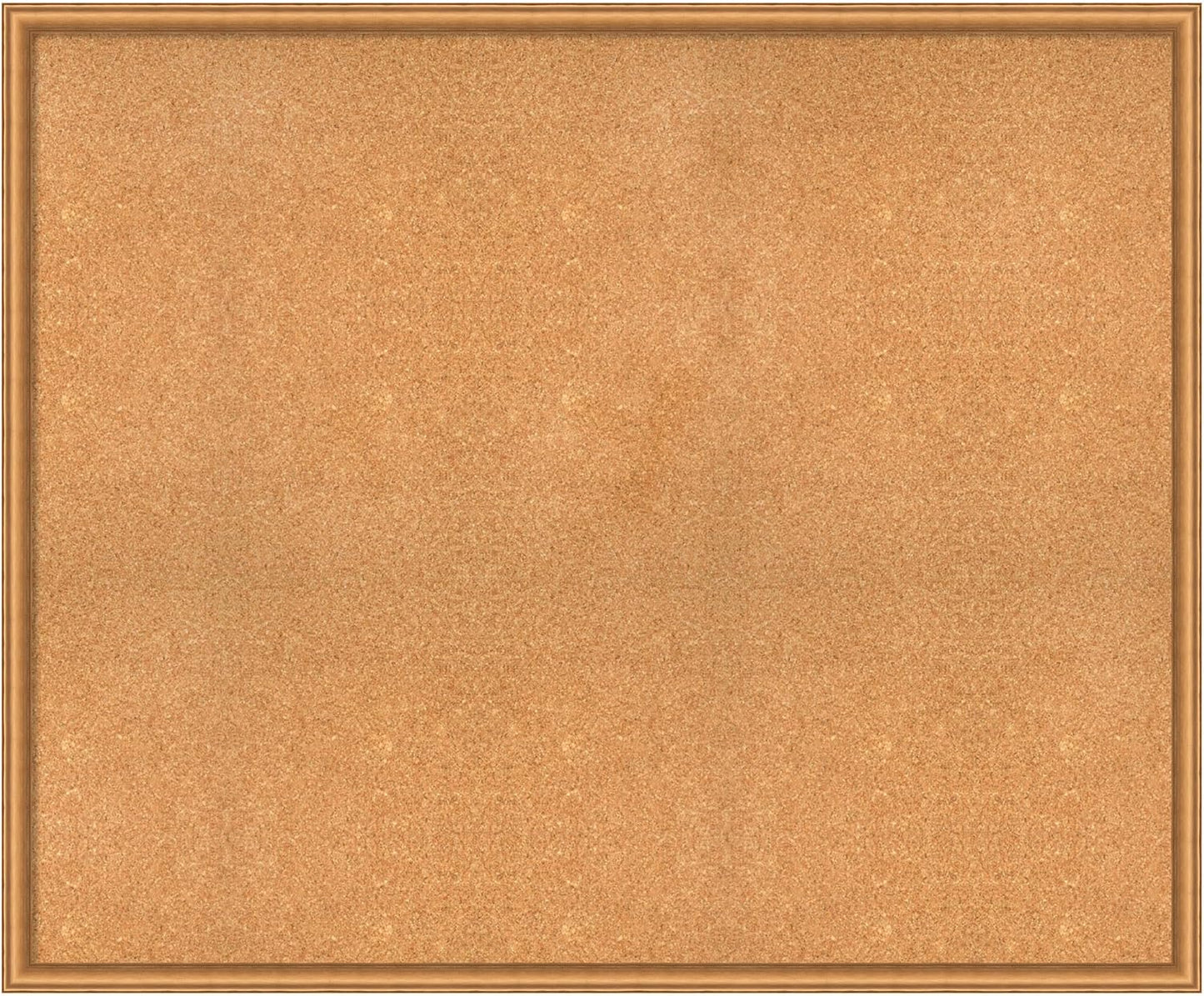 Amanti Art Natural Cork Board for Wall, 38x46 Vision Board with Bronze Frame, Oversize Corkboard Office Decor for Home Organization, Casual Corkboard Pinboard to Display Items for Home Organization