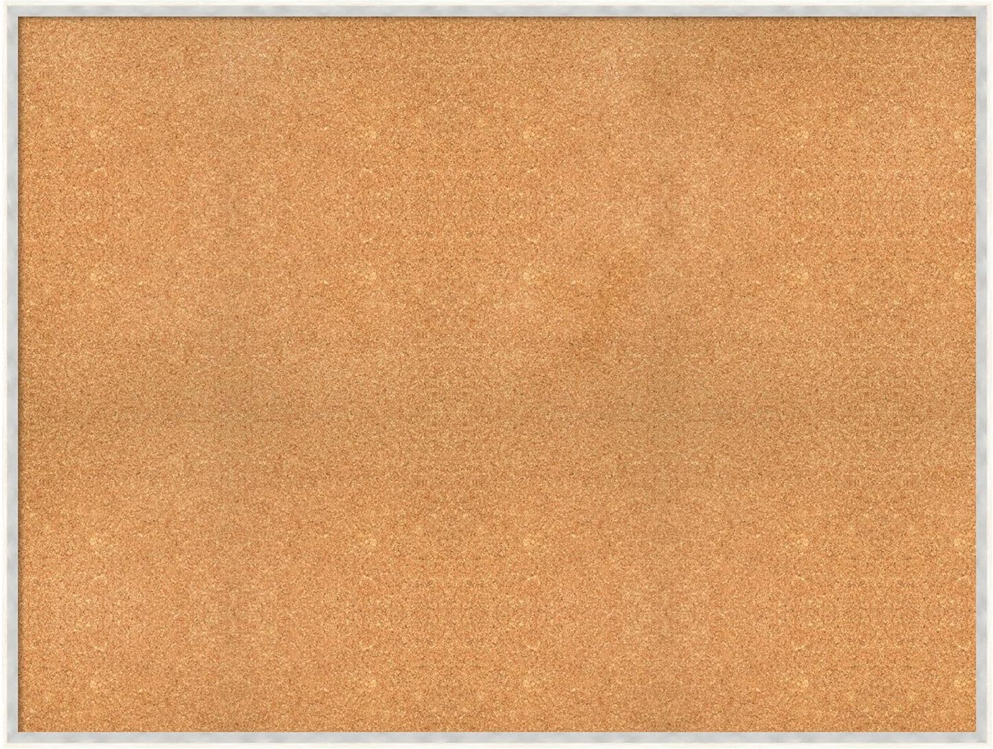 Amanti Art Natural Cork Board for Wall, 37x49 Vision Board with White Frame, Oversize Corkboard Office Decor for Home Organization, Modern Corkboard Pinboard to Display Items for Home Organization in