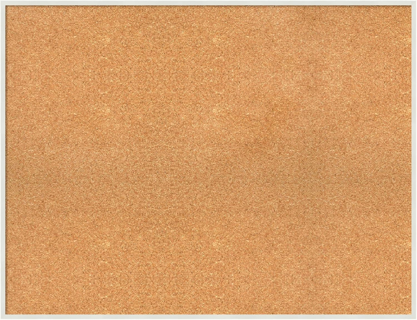 Amanti Art Natural Cork Board for Wall, 27x35 Vision Board with White Frame, Large Corkboard Office Decor for Home Organization, Modern Corkboard Pinboard to Display Items for Home Organization in