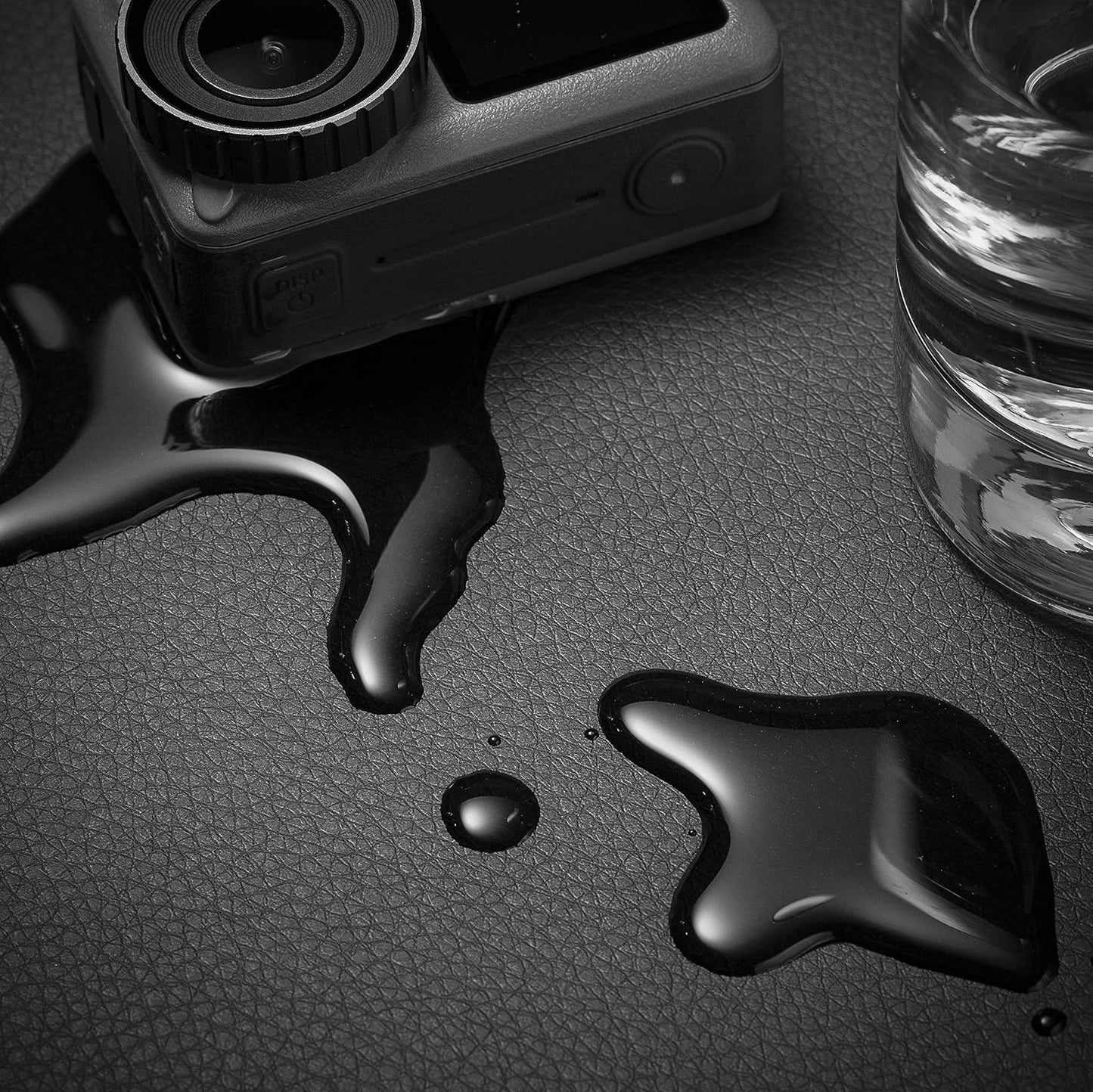 Nekmit Leather Desk Blotter Pad 36 x 20 Inches, Flat, Non-Slip, Waterproof, Black