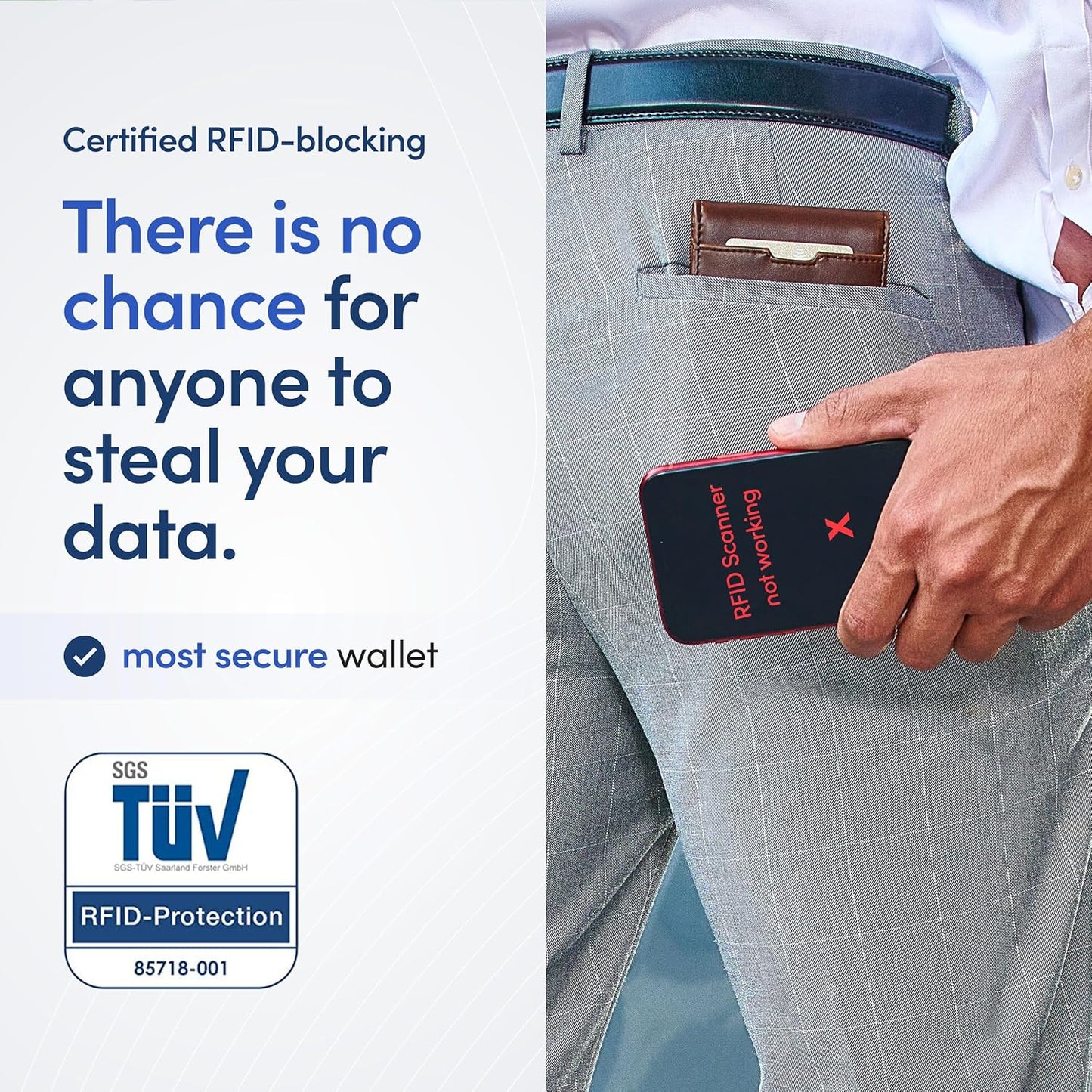 TRAVANDO Mens Wallet with Money Clip AUSTIN RFID Blocking Bifold Credit Card Holder for Men with Gift Box